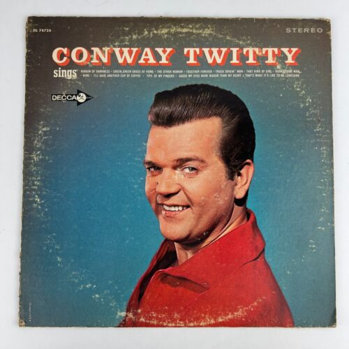 Conway Twitty – Conway Twitty Sings Vinyl LP Record Album DL-74724 - Afbeelding 1 van 2