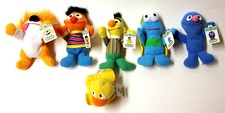1999 Kellogg's Sesame Street Mini Beans Plush Set of 6