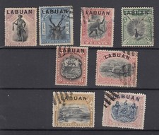 Labuan 1897 Set To 24c CTO BP11596