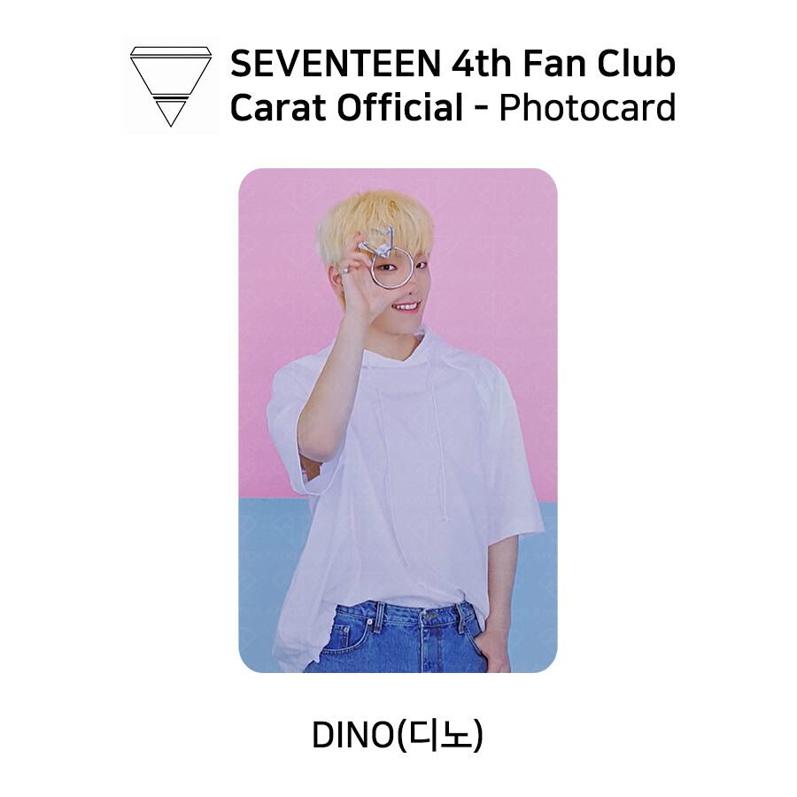 SEVENTEEN 公式ファンクラブ 4th CARAT SEVENTEEN Fan Club Carat 4th term Goods Official Photocard