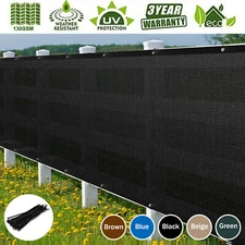 50FT Windscreen Fence Privacy Screen Mesh Fabric Shade Cover Sheet Garden Net