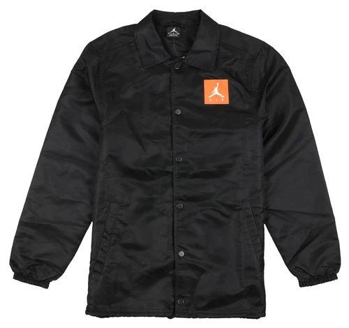 JORDAN Like Mike Gatorade Coaches Jacket sz XL X-Large Black Orange Retro - product listing photo