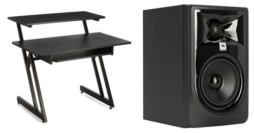 On Stage Stands Ws7500 Workstation Desk Black Jbl 305pmkii Value Bundle Ebay