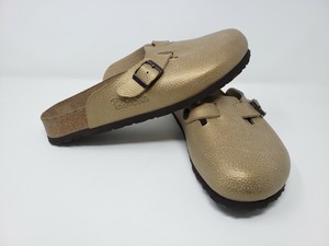 birkenstock boston gold