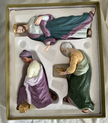 Lenox Renaissance Nativity 3 Kings with Original Box