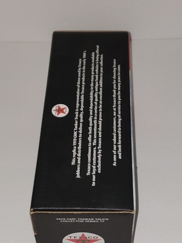 ERTL Texaco 1919 Special Chrome Edition GMC Tanker Truck Bank Diecast Unopened - Picture 13 of 21