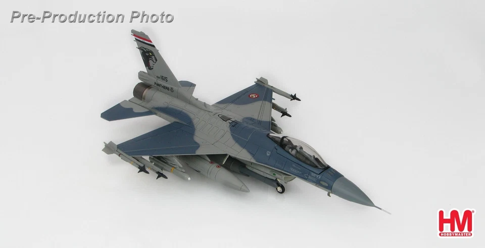 Hobby Master 1/72 HA3863 F-16C Fighting Falcon IQAF 9 FS Black Panthers - Изображение 4 из 4