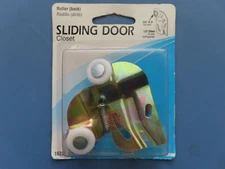 Prime-Line 3/4 in. D X 1/4 in. L Mill Steel Roller Assy. 2 pk. #16224-B  NEW