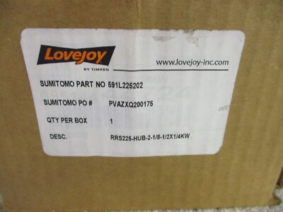 NIB Lovejoy     RRS225-HUB-2-1/8-1/2X1/4KW
