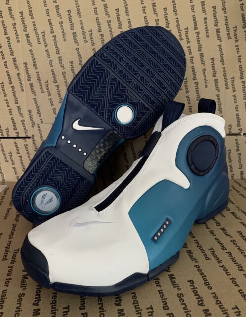 Nike Air Flightposite 2 KG Kevin Garnett Sz 12 White Navy Blue retro jordan | eBay