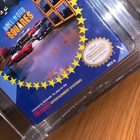 Brand New NES Hollywood Squares 1989 Factory Sealed WATA 8.5 Graded Game