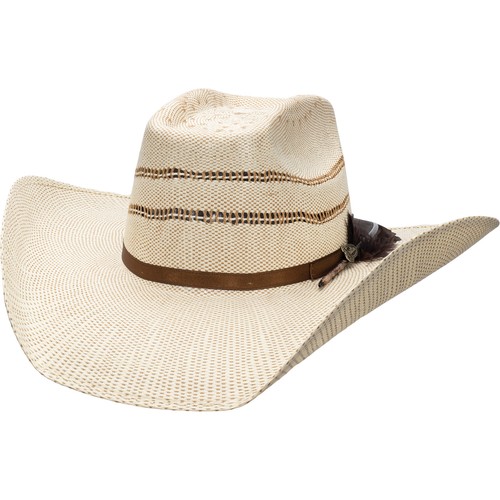 Justin Men's Bent Rail Chute Straw 