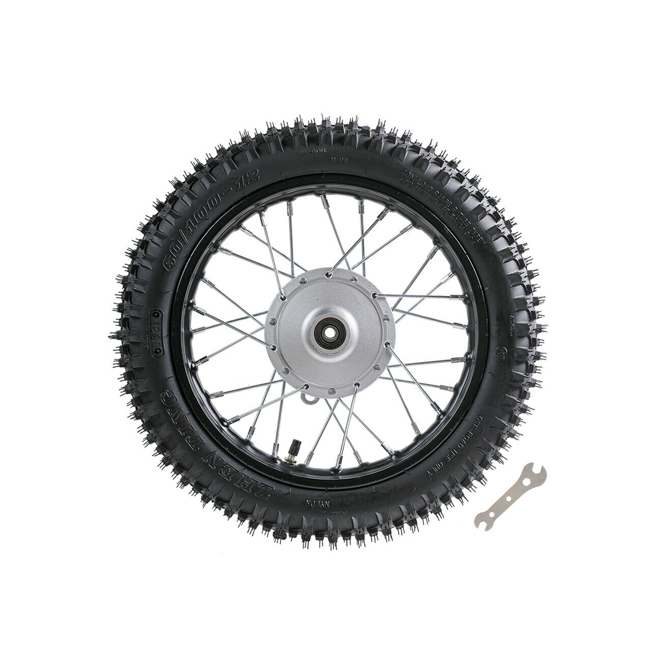 12inch 60/100-12'' Drum Brake Wheel Tire Rim for Pit Dirt Bike Motorcross SSR SD