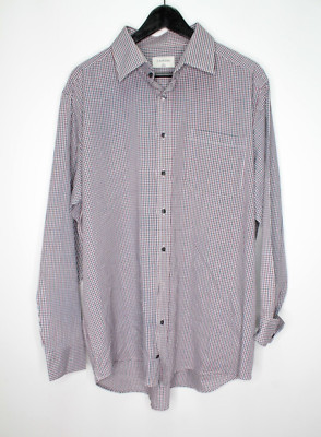 CANDA C&A Hemd Langarm Gr. XL 43-44 HerrenMEhrfarbig Kariert #CW-27