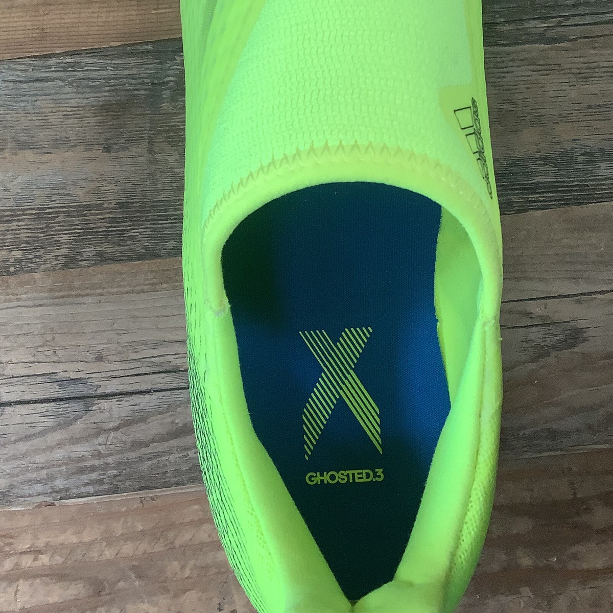 Adidas X Ghosted.3 Laceless FG Men Size 13 Soccer Cleats Solar Yellow FW6969 Size 13 - adidas X Ghosted.3 Laceless FG Solar Yellow for  main image 2