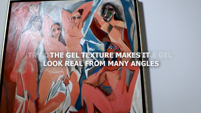Hokusai The Dream of the Fisherman's Wife 15x23 in 3D Texture Gel