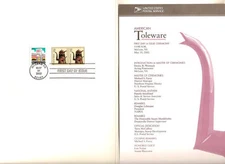 #3612 First Day Ceremony Program 5c American Toleware Stamp