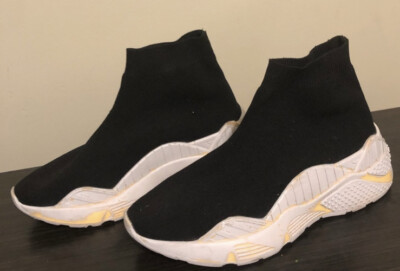 Jeffery Campbell sport high wedge socks gloves fit sneakers Sz