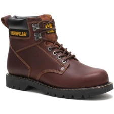 Caterpillar Men Second Shift Work Boot Work Boots Leather P72365