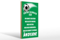 Holzschild Spruch 20X30 Cm Ich Bin Gladbach Fan Fussball Deko Schild Wooden Sign
