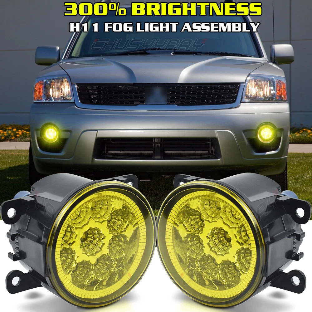 Faros Antiniebla LED Para Mitsubishi Eclipse Y Endeavor (2006-2012) – ¡Instalación Directa Y Luz Blanca Fría!