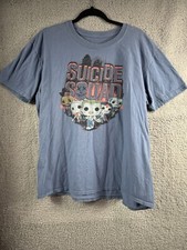 DC Suicide Squad Funko Pop T Shirt 100% Cotton Blue XL