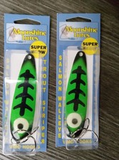 2 USA Made - Moonshine Series Std 3.75" Trolling Spoon Fishing - Hulk-14