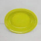 FIESTA OVAL vegetable BAKER SERVING BOWL lemongrass NEW
