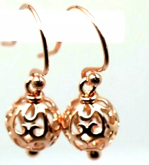 Gold filigree 2024 ball earrings