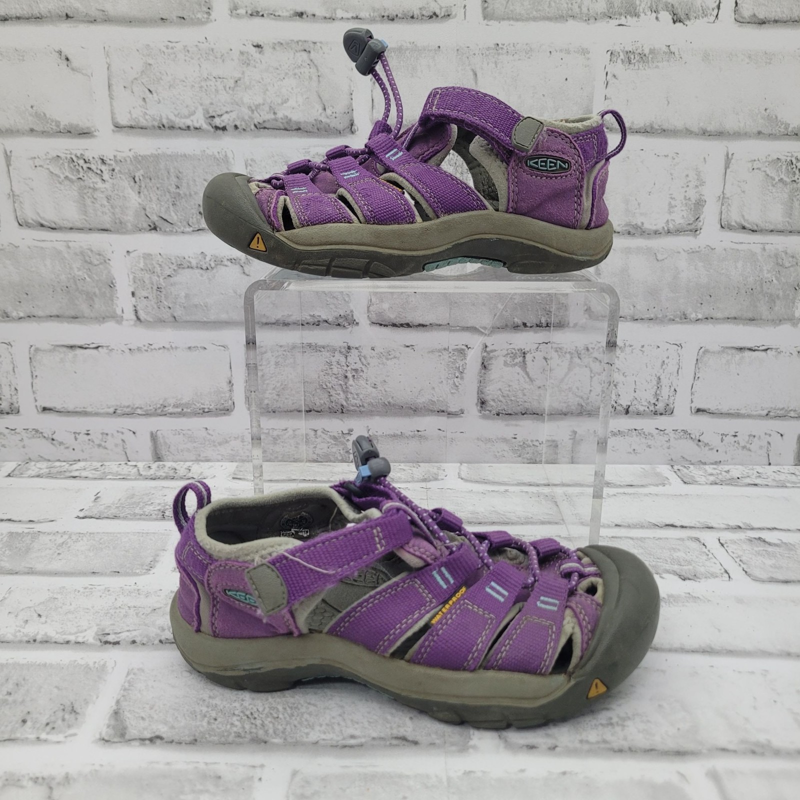 Sandali da pescatore impermeabili Keen Newport H2 viola giovani bambini taglia 13