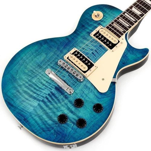 Gibson USA EXCLUSIVE LES PAUL TRADITIONAL PRO V (OCEAN WATER PERIMETER)