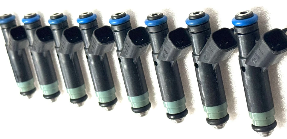 24 磅 8 件套福特赛车 4 孔原始设备制造商喷射器适用于 05-10 野马 4.6 升 V8 — 第 4/4 张图片