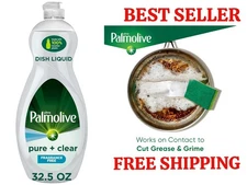 Dishwashing Liquid Dish Soap, Pure + Clear Fragrance Free - 32.5 Fluid Ounce