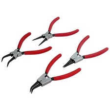 VOCHE 4 PACK 6" EXTERNAL INTERNAL BENT NOSE STRAIGHT CIRCLIP SNAP RING PLIERS