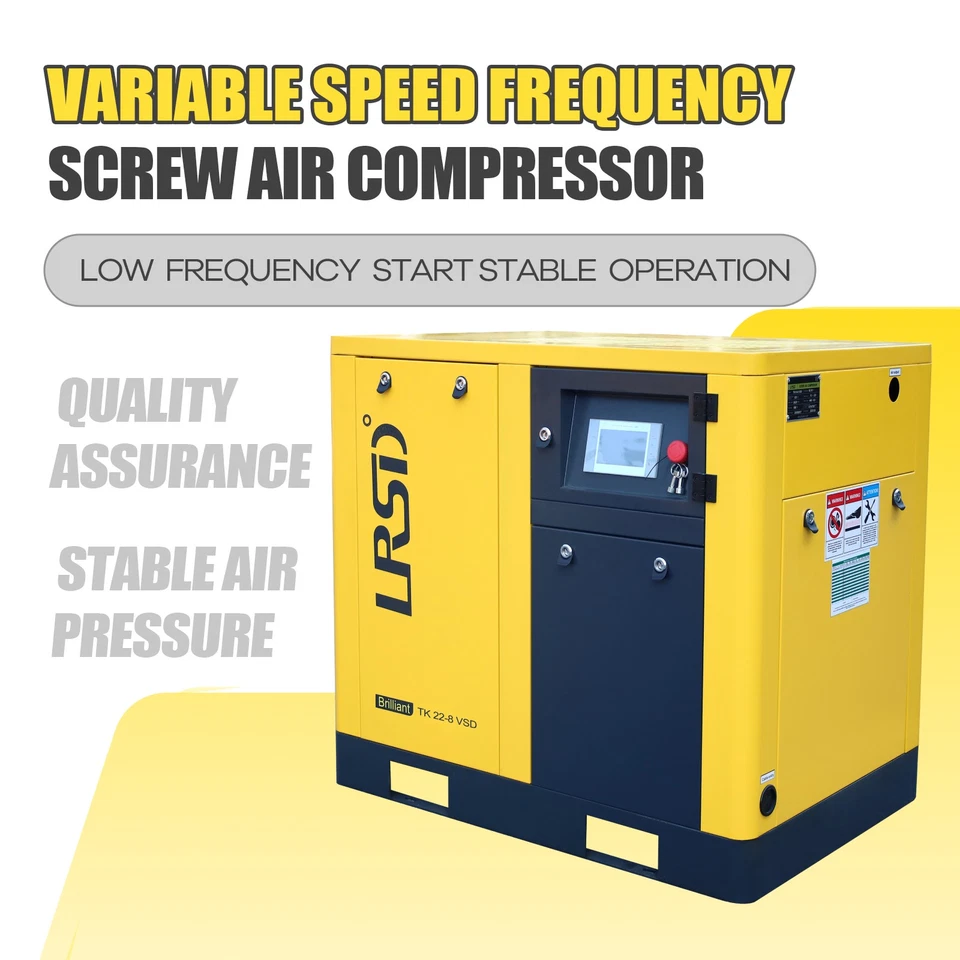 30 HP LRSD ROTARY SCREW AIR COMPRESSOR-SYSTEM VSD 129CFM 208V 220V 230V 240V - Image 3 of 4