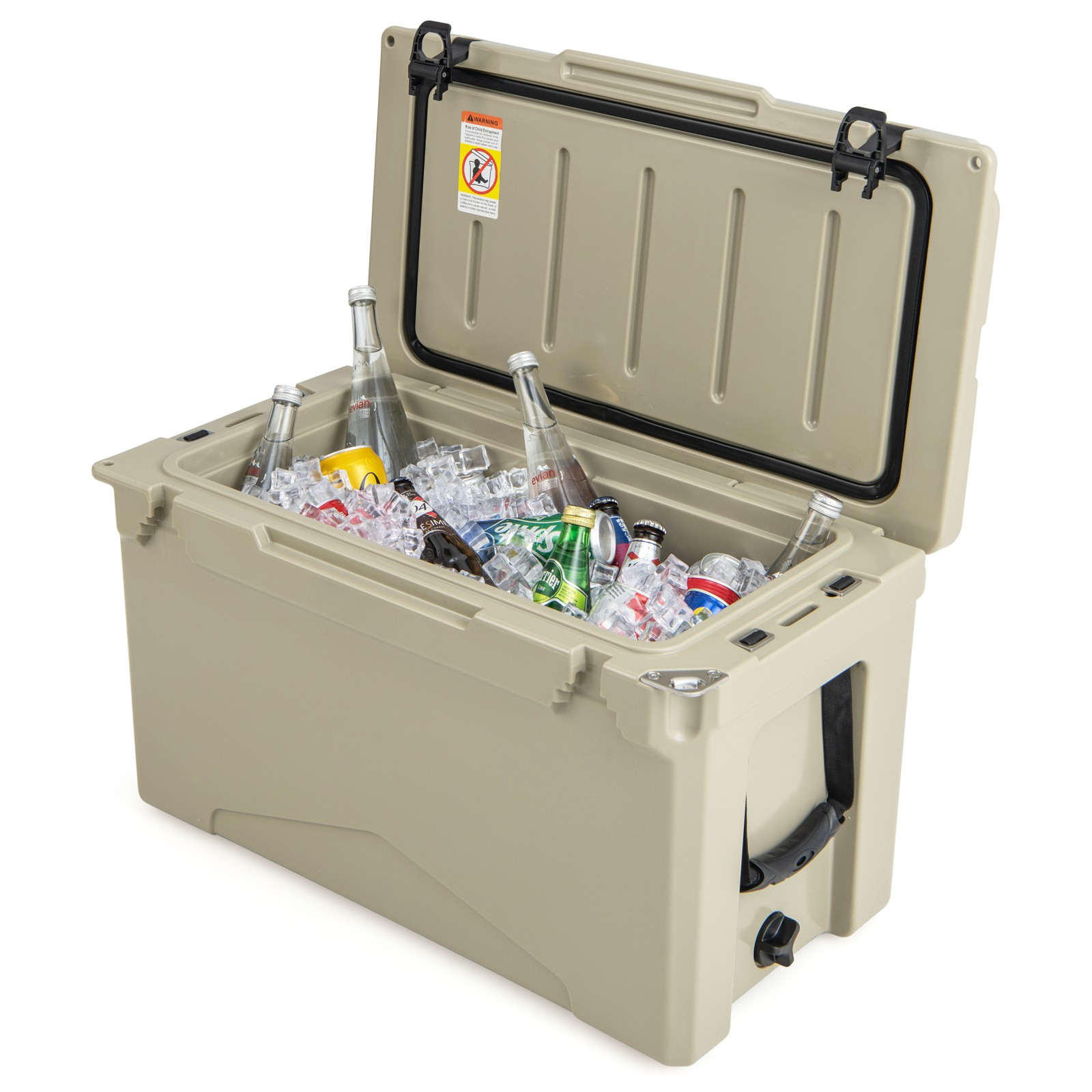Convenient Handles Ice Retention For 5-7 Days Tan
