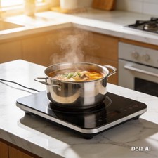 2200W Portable Induction Hob Cooker Electric Induction Countertop Single Burner