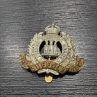 WW1 Suffolk Regiment Cap Badge Blow Holes To Rear O83