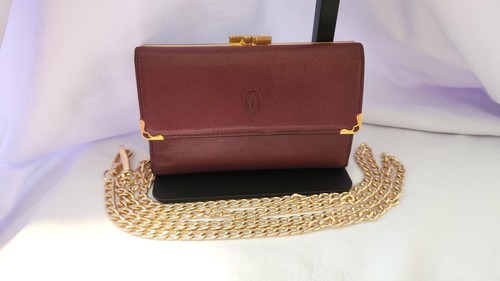 Cartier Must de Cartier Bordeaux Leather Wallet – Vintage