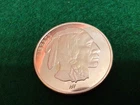 One Troy Ounce .999 Fine Silver Buffalo Round Indian You Grade #22