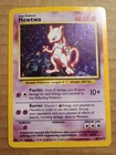 Wizards of the Coast Pokemon TCG Mewtwo 10/102 Base Set Holo Rare EN 1999 MP