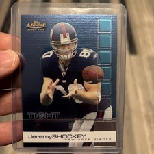 Jeremy Shockey 2002 Finest Rookie Card #87 New York Giants 