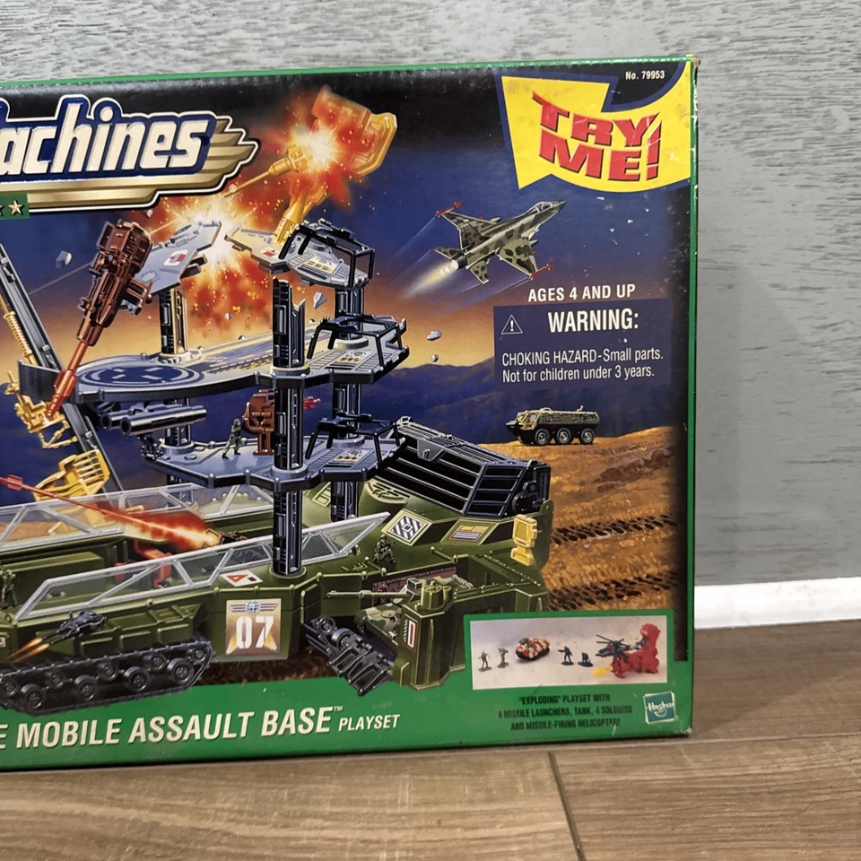 Vintage GI Joe Mobile Assault Base Playset Micro Machines 1999 Sealed - Image 4 of 4