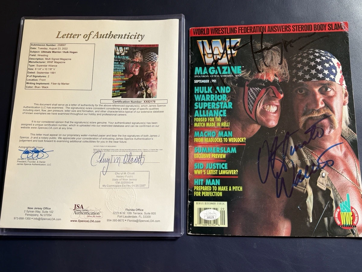 Hulk Hogan WWF Wrestling Original Autographed Items for sale | eBay