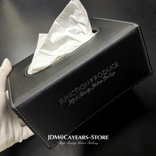 Jdm Junction Produce Black Car Tissue Boxes Leather Jp Letter Paper Towel Case Jdm Junction Produce Black Car Tissue Boxes Leather Jp Letter Paper Towel Case