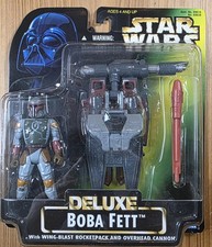 Kenner Star Wars Power of the Force Deluxe Boba Fett With Wing-Blast Rocketpack