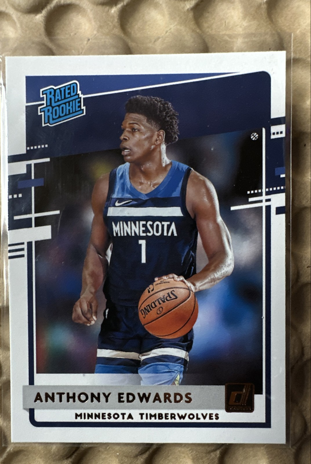 2020-21 Panini Donruss - Rated Rookies Anthony Edwards #201 (RC)