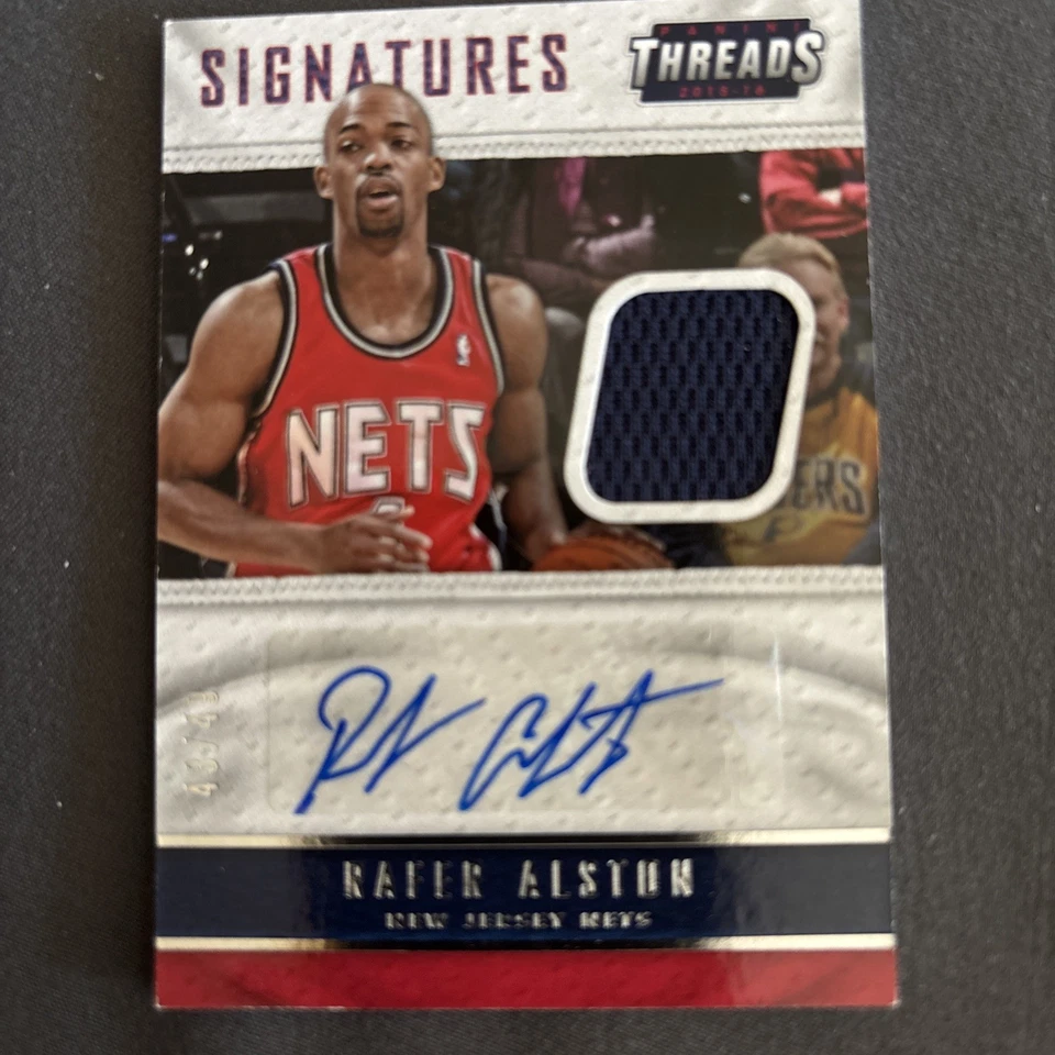 2015-16 Panini Threads - Assinaturas Rafer Alston #TS-RAL Prime /49 (AU, MEM) - Imagem 2 de 4