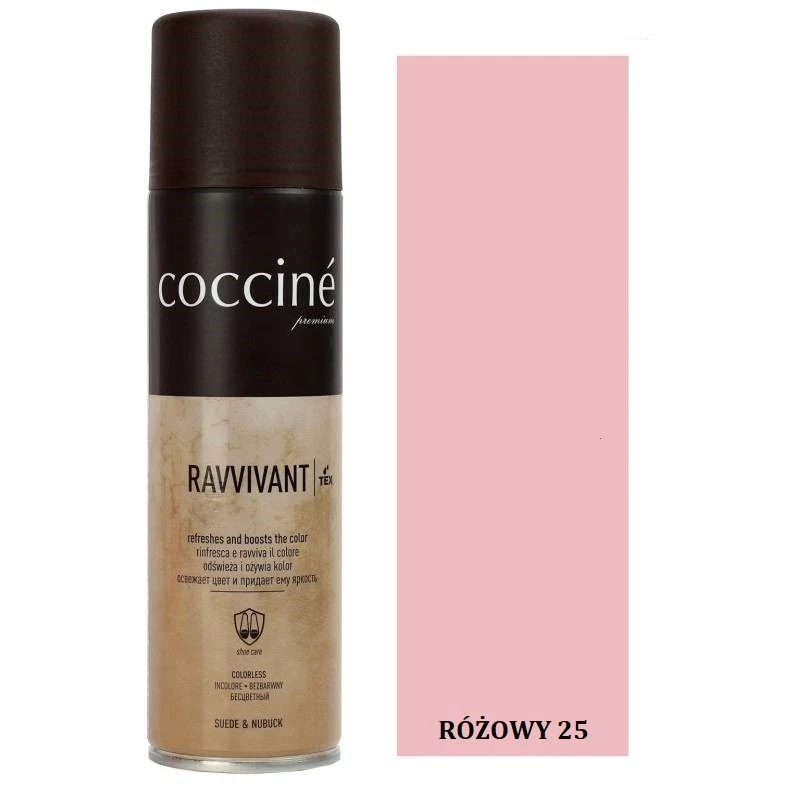 Renovator für Wildleder und Nubuk Farbauffrischer rosa Coccine