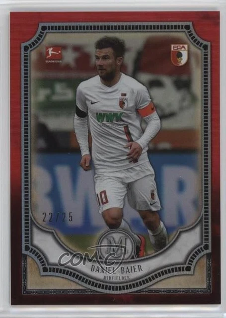 2018-19 Topps Museum Collection Bundesliga Ruby /25 Daniel Baier #70